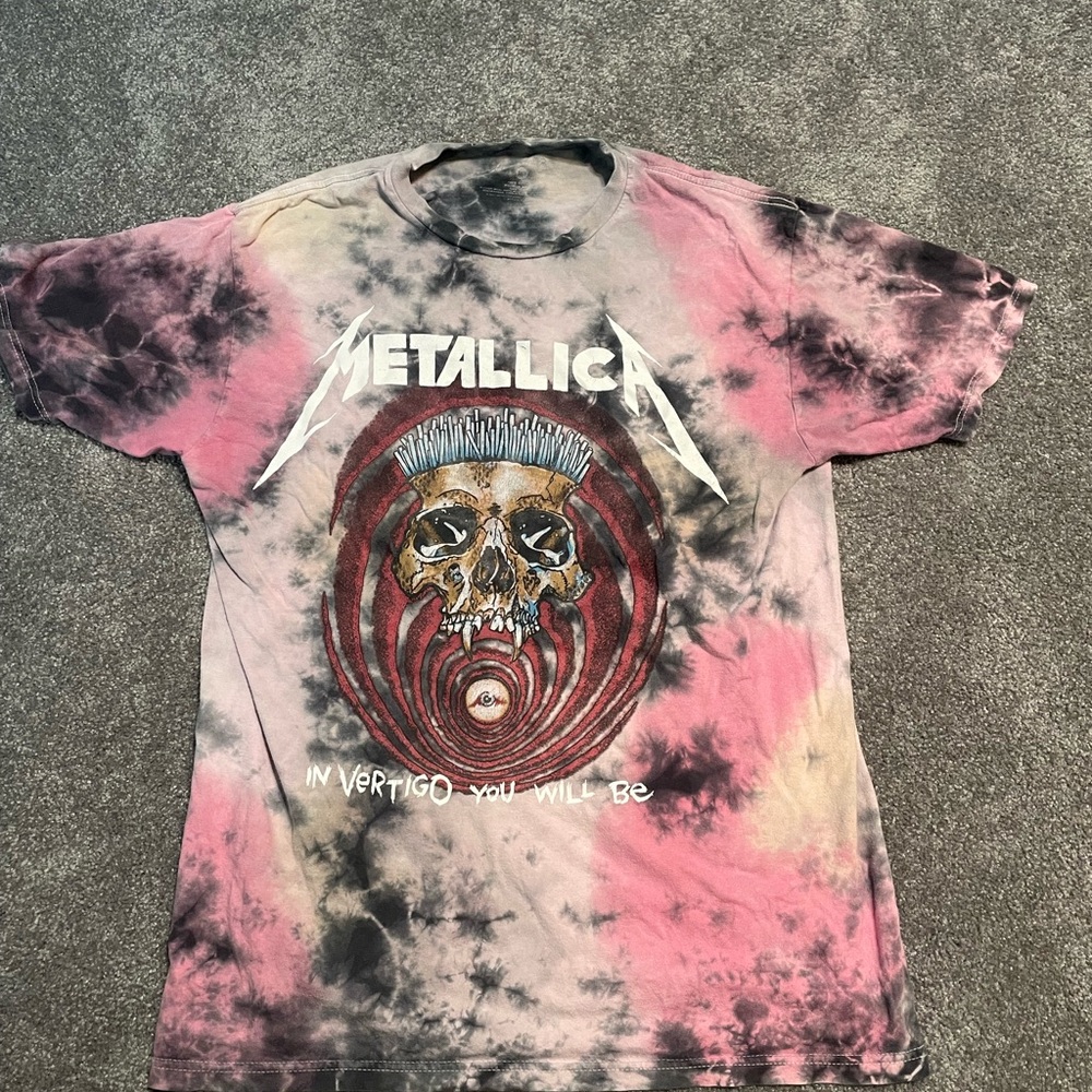 Metallica Tie-Dye T-Shirt Mens size M